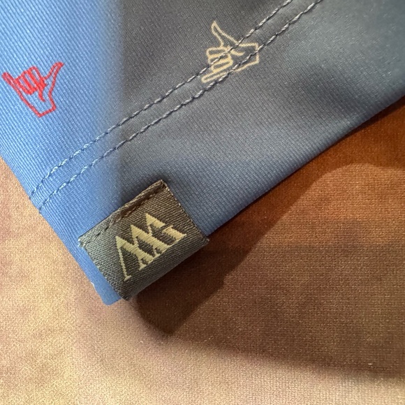 Matte Gray Polo Shirt Mens Sz XL Geometric Lightweight Stretch Golf Casual Logo - Picture 6 of 14